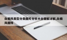 白癜风类型分类图片分析大全图解详解,白癜风图样